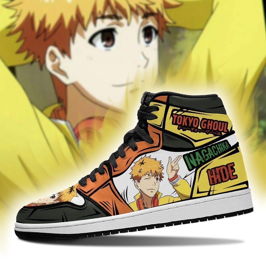 Hideyoshi Hide JD1s Sneakers Tokyo Ghoul Anime Shoes, Air Jordan Hightop