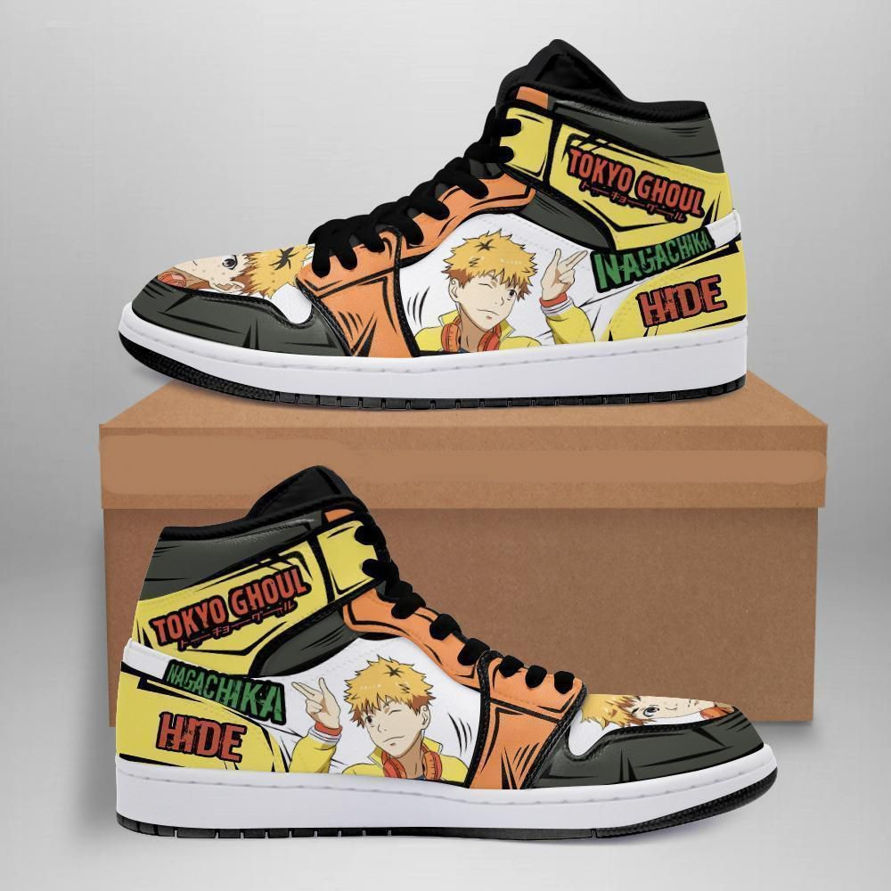 Hideyoshi Hide Tokyo Ghoul Anime High Top Air Jordan Sneaker, Air Jordan Hightop