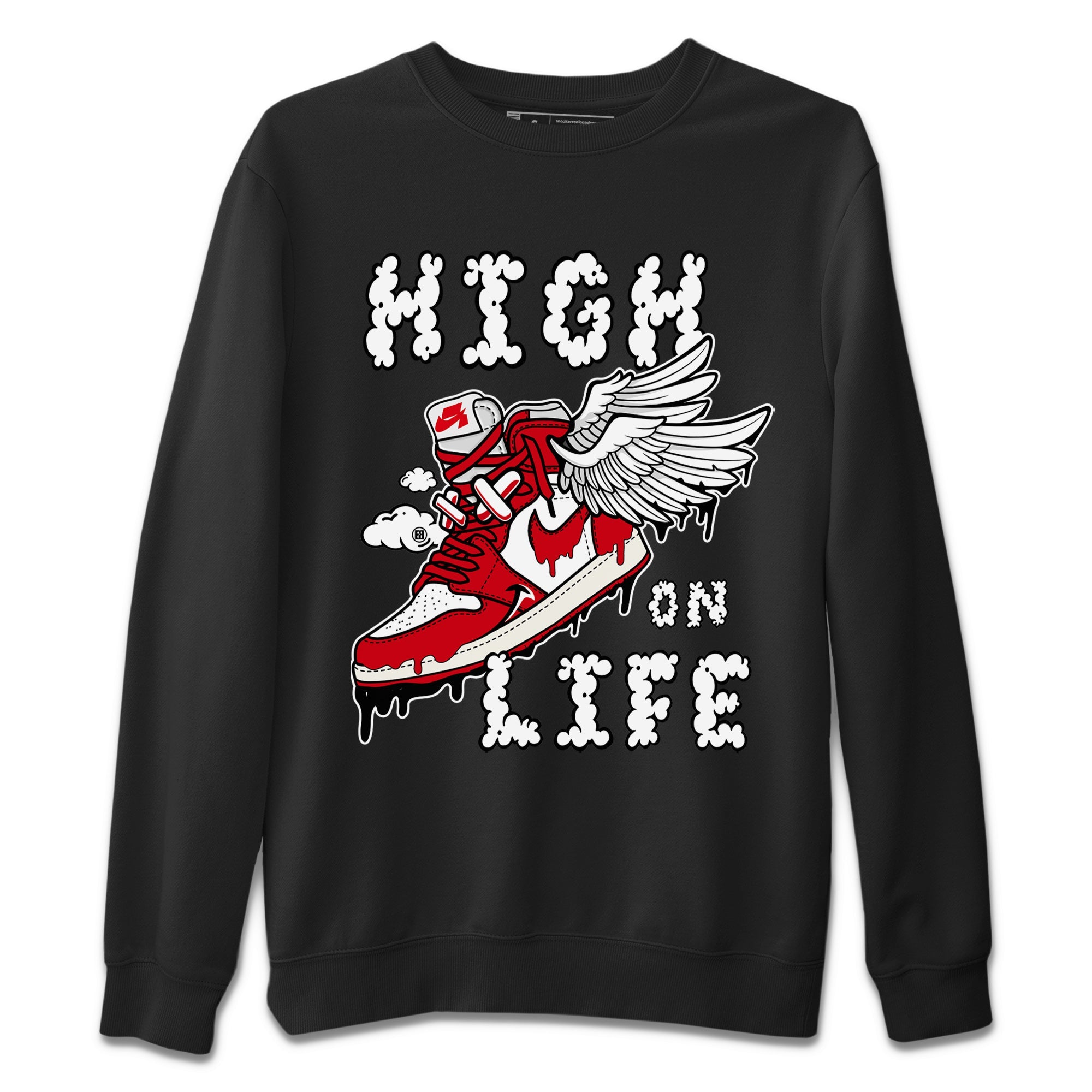 High On Life Unisex Sweater – Air Jordan 1 Newstalgia, Sneakers Matching Sweater