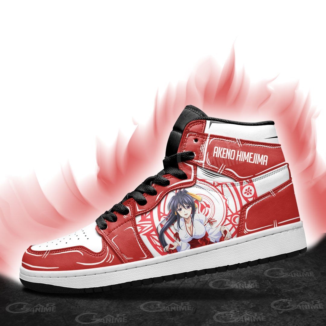High School DxD Akeno Himejima JD1s Sneakers Anime Shoes Gift For Fans, Air Jordan Hightop
