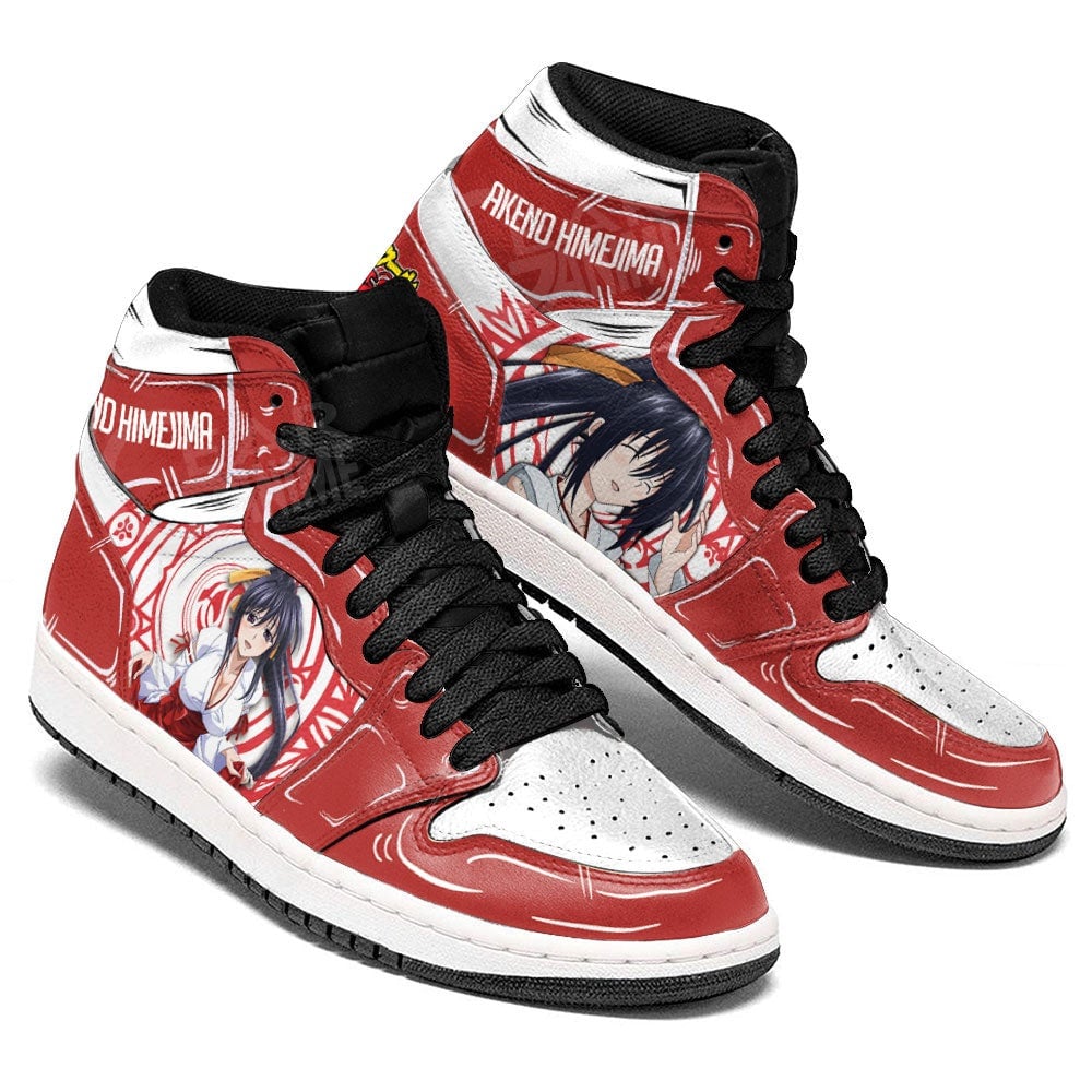 High School DxD Akeno Himejima JD1s Sneakers Anime Shoes Gift For Fans, Air Jordan Hightop