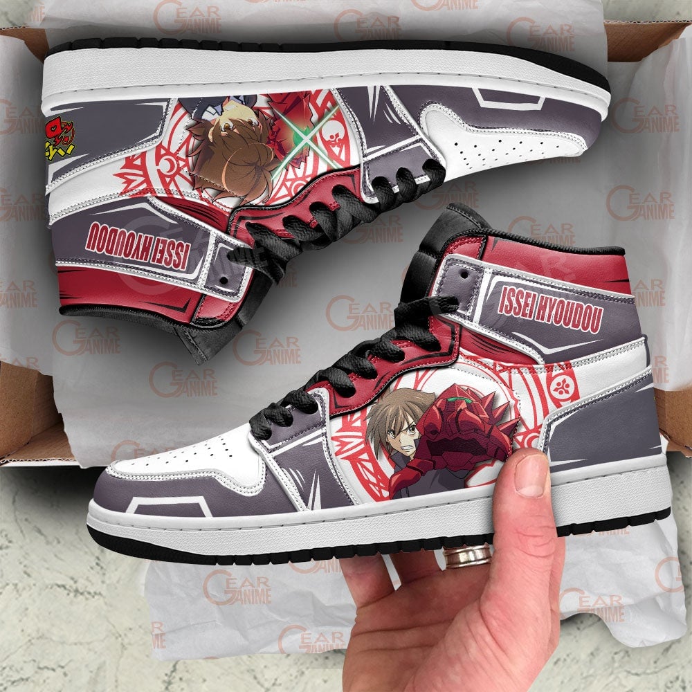 High School DxD Issei Hyoudou JD1s Sneakers Anime Shoes, Air Jordan Hightop