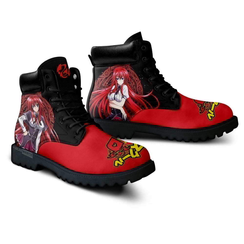 High School DxD Rias Gremory Boots Anime Custom Shoes