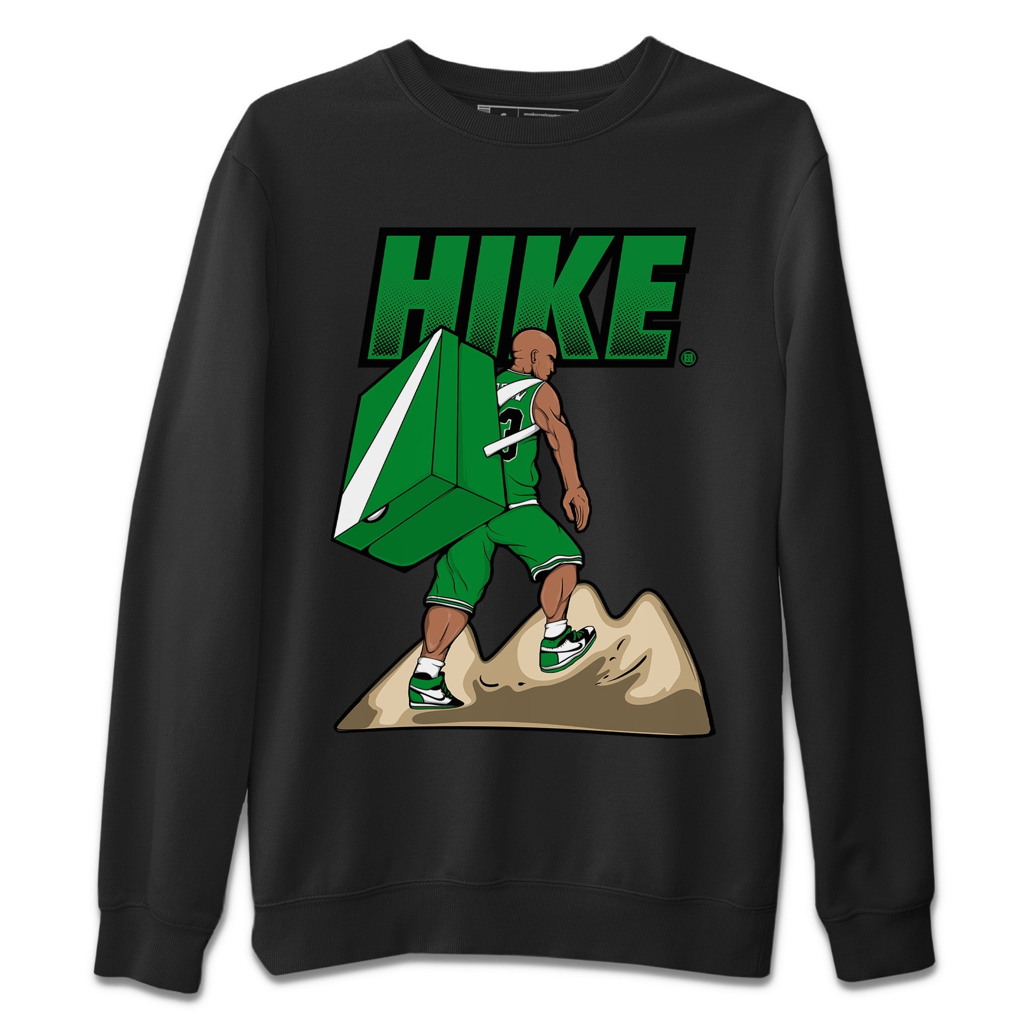 Hike Unisex Sweater – Air Jordan 1 Celtics, Sneakers Matching Sweater