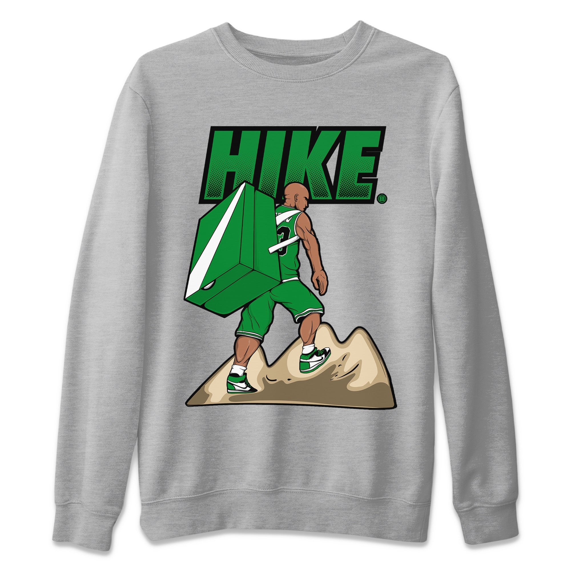 Hike Unisex Sweater – Air Jordan 1 Celtics, Sneakers Matching Sweater