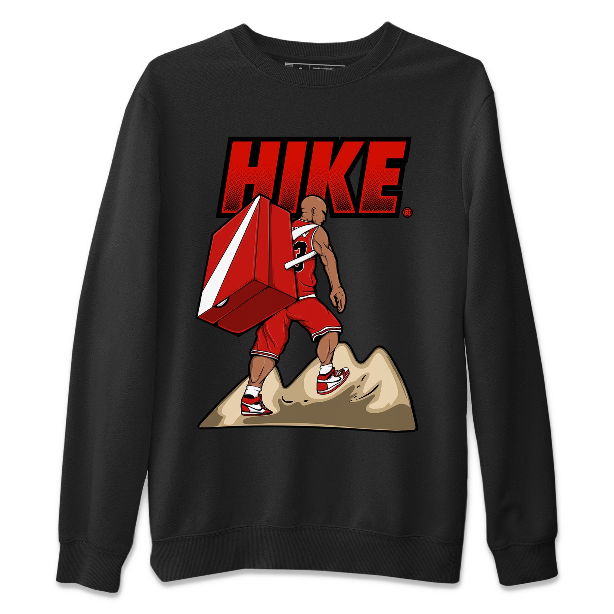 Hike Unisex Sweater – Air Jordan 1 Chicago, Sneakers Matching Sweater