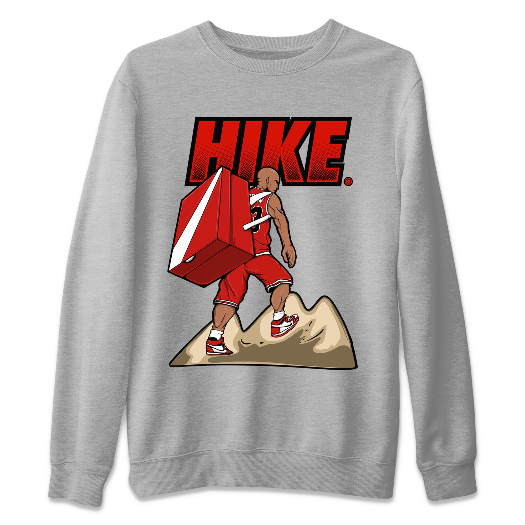 Hike Unisex Sweater – Air Jordan 1 Chicago, Sneakers Matching Sweater