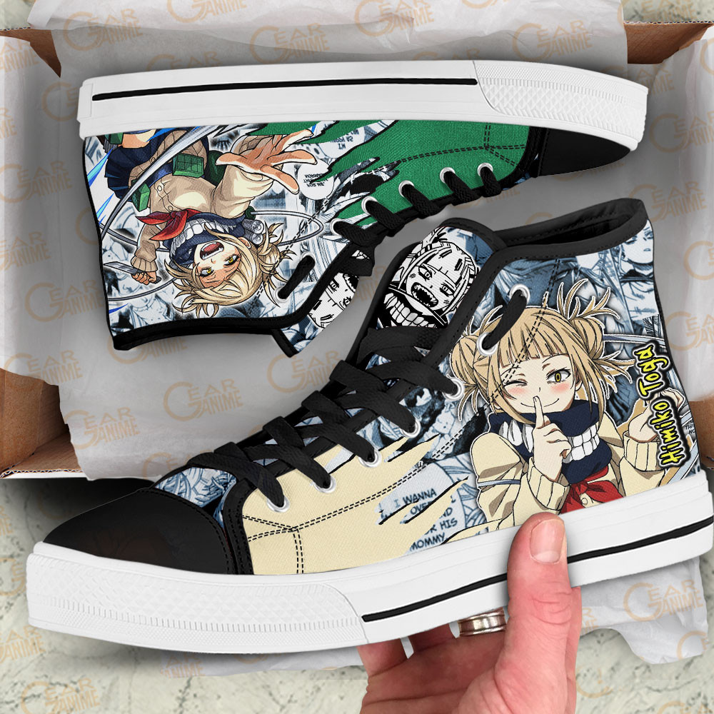 Himiko Toga High Top Shoes Custom My Hero Academia Anime Sneakers