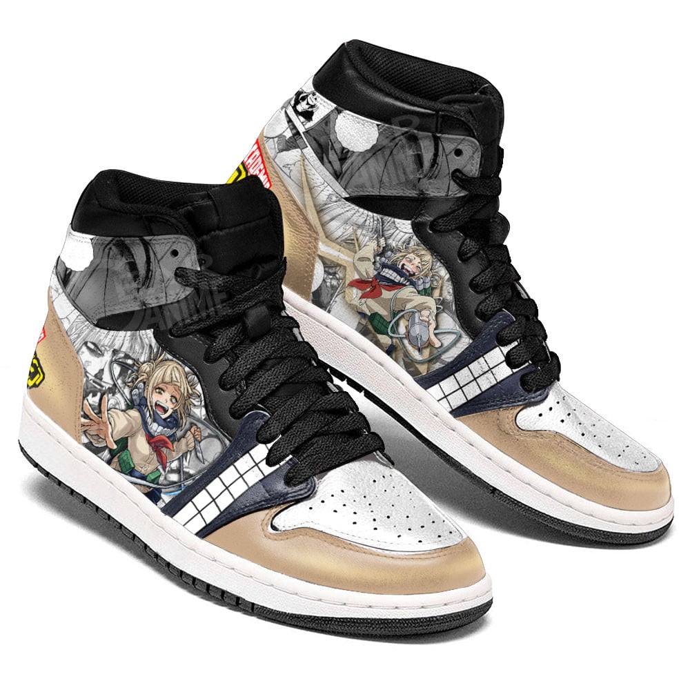 Himiko Toga JD1s Sneakers BNHA Manga Mixed Anime, Air Jordan Hightop