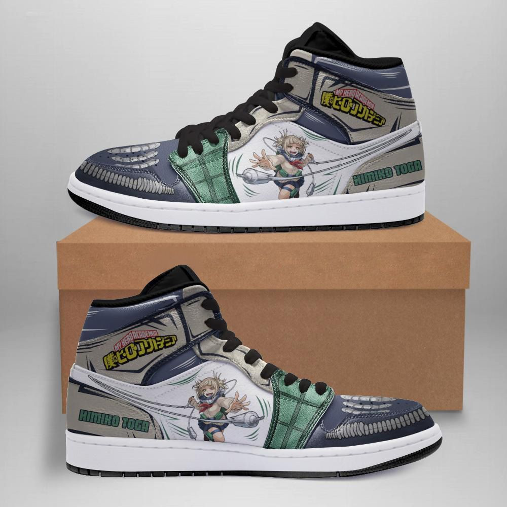 Himiko Toga My Hero Academia Anime High Top Air Jordan Sneaker, Air Jordan Hightop