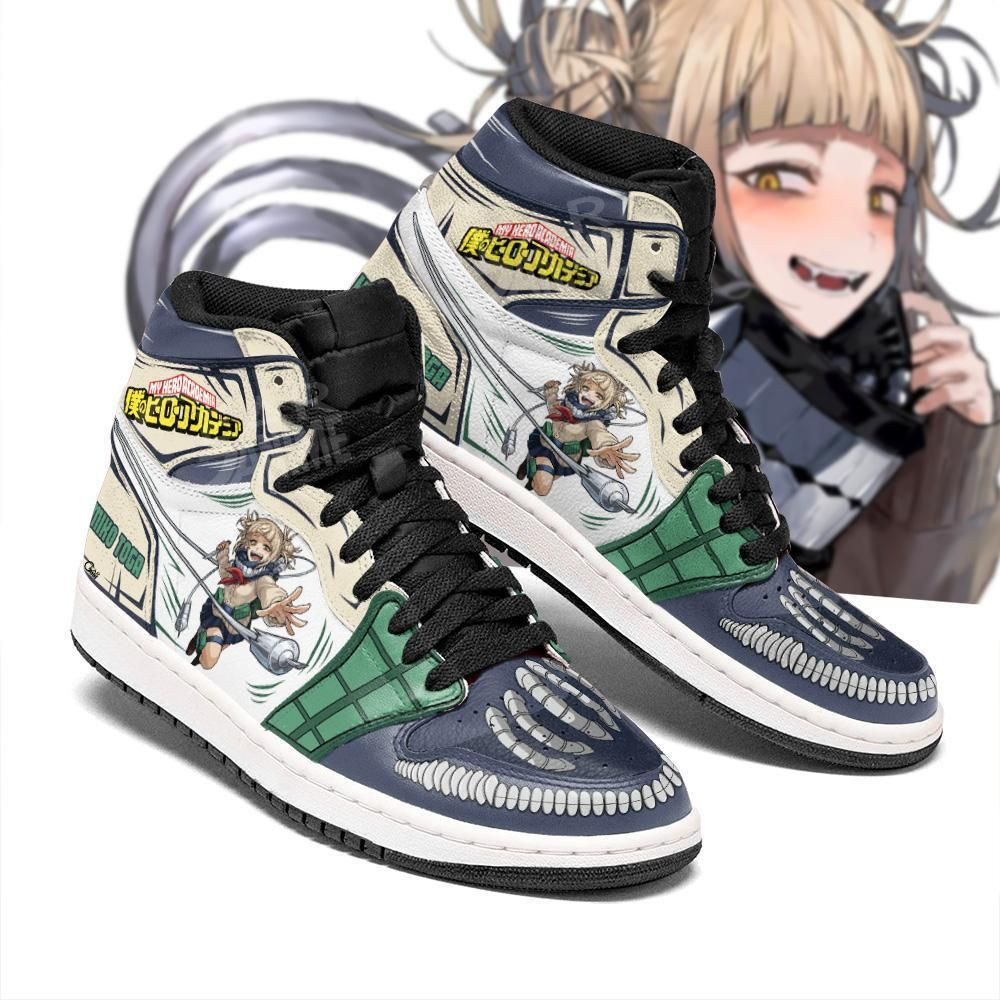 Himiko Toga My Hero Academia Anime High Top Air Jordan Sneaker, Air Jordan Hightop