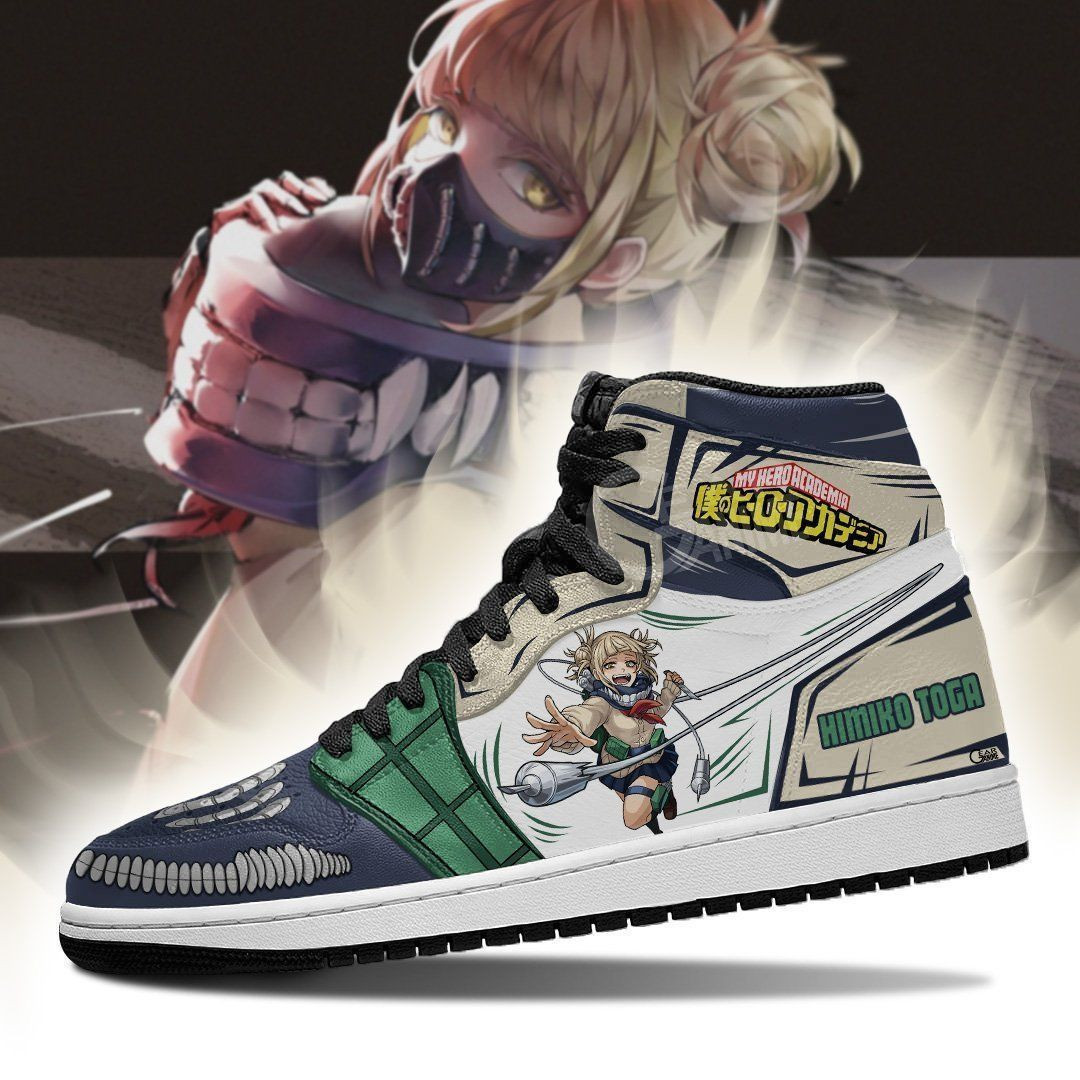 Himiko Toga My Hero Academia Anime High Top Air Jordan Sneaker, Air Jordan Hightop