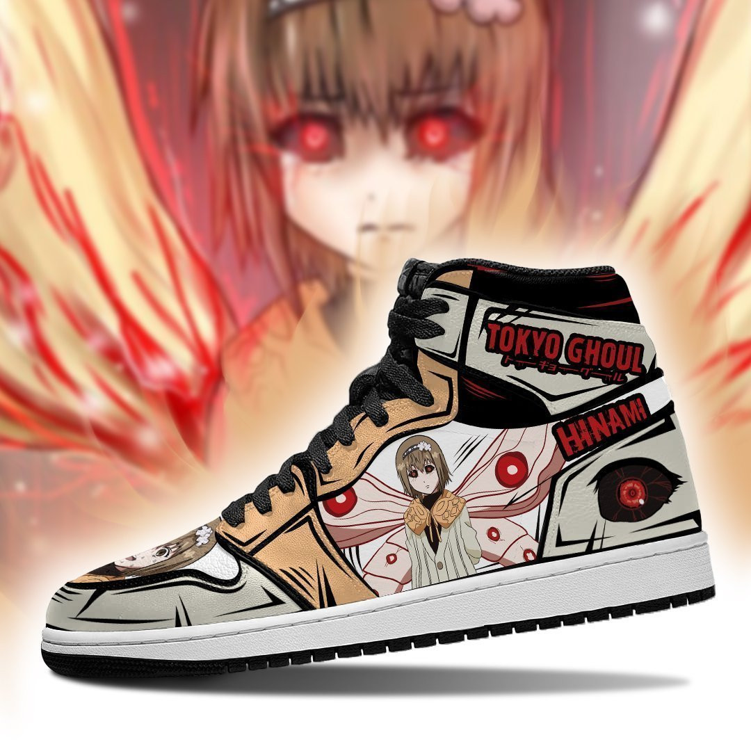 Hinami Fueguchi JD1s Sneakers Tokyo Ghoul Anime Shoes, Air Jordan Hightop