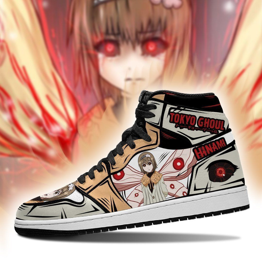 Hinami Fueguchi Tokyo Ghoul Anime High Top Air Jordan Sneaker, Air Jordan Hightop