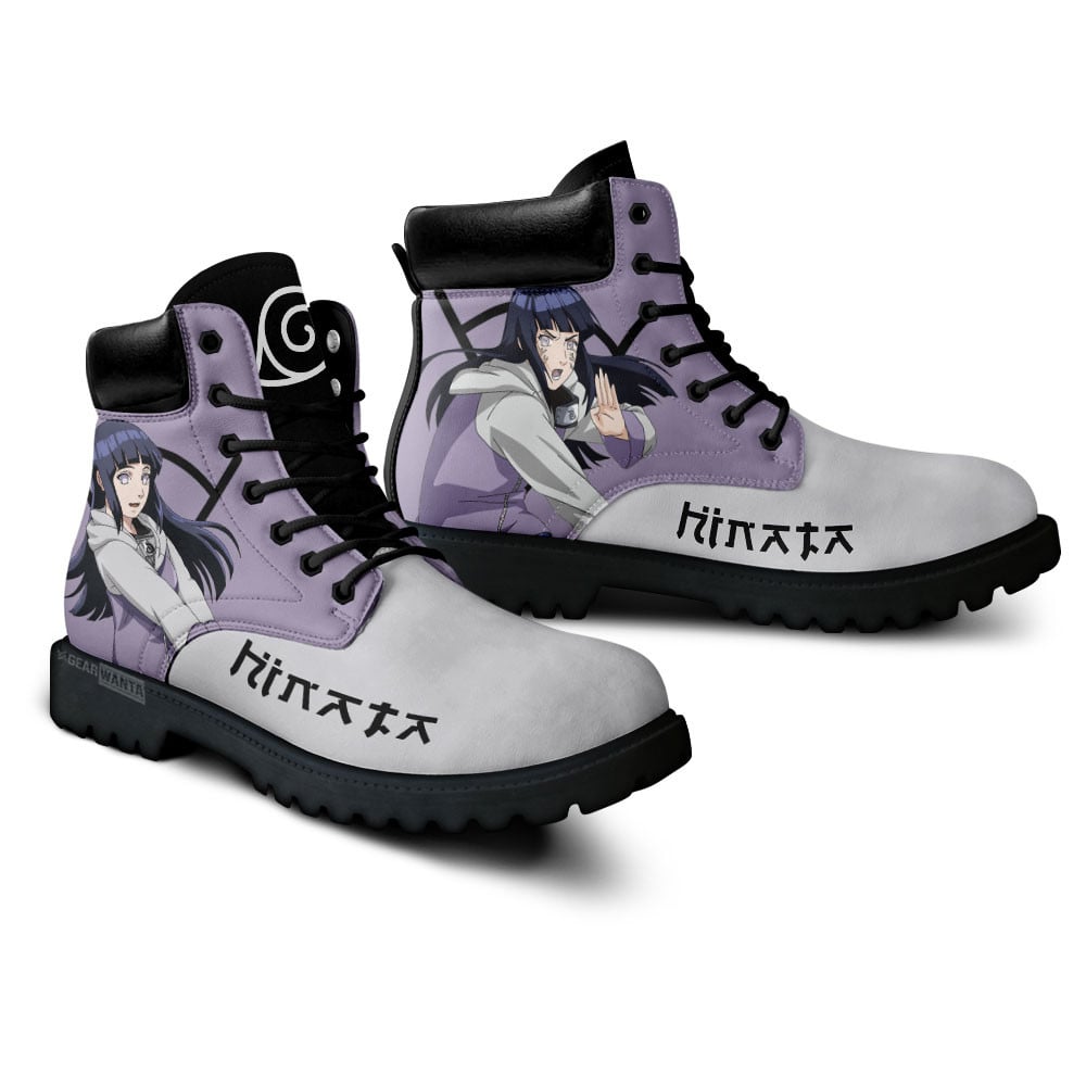 Hinata Hyuga Boots Custom Shoes For Anime Fans