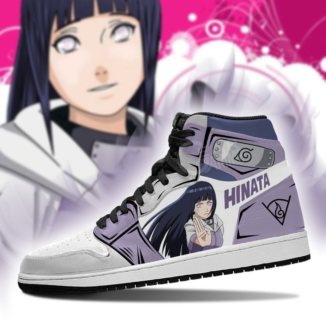 Hinata Hyuga JD1s Sneakers Anime Shoes For Fan, Air Jordan Hightop