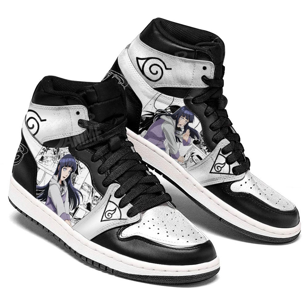 Hinata Hyuga JD1s Sneakers Anime Shoes Mix Manga, Air Jordan Hightop