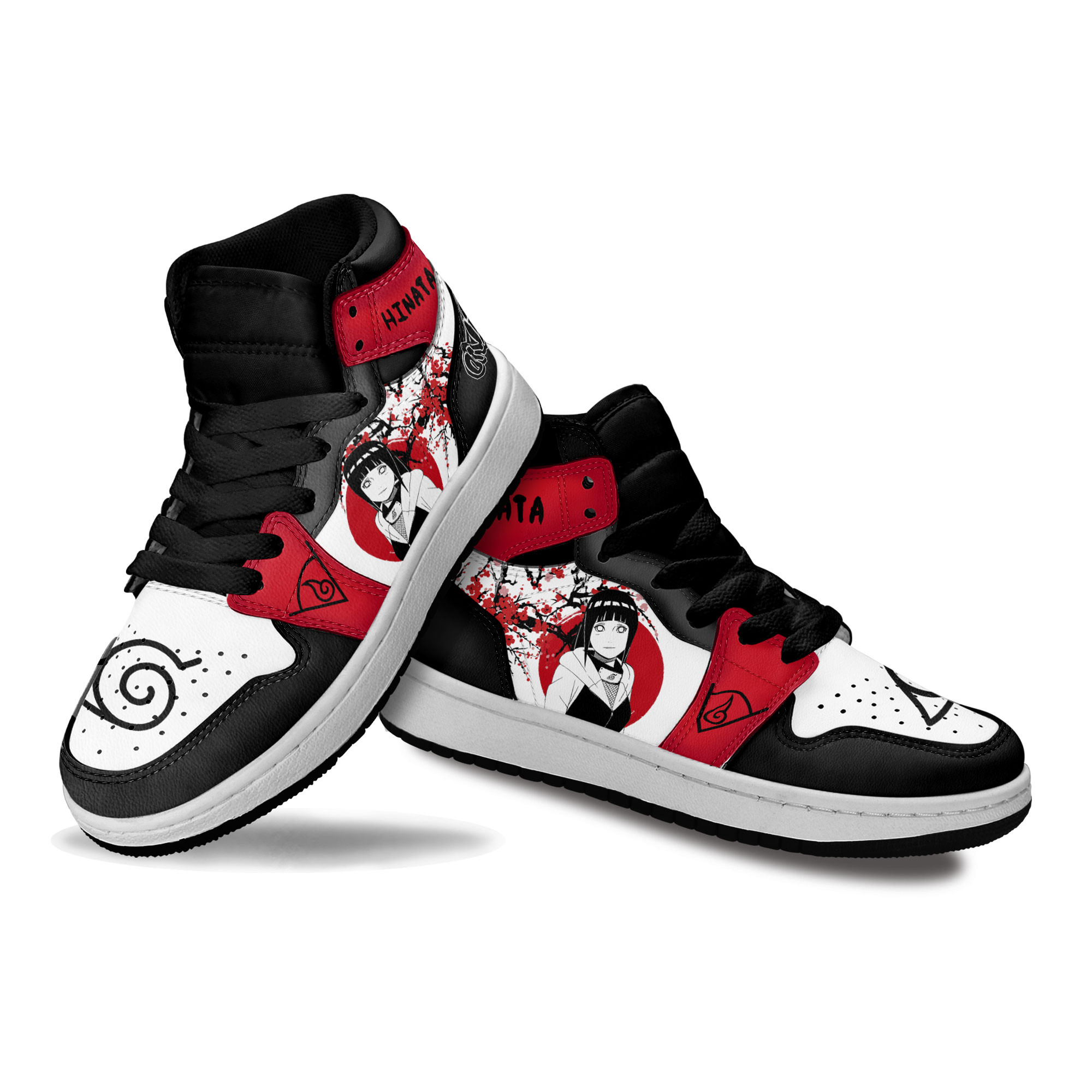 Hinata Hyuga Kids Sneakers Custom Anime Shoes For Kids Japan Style