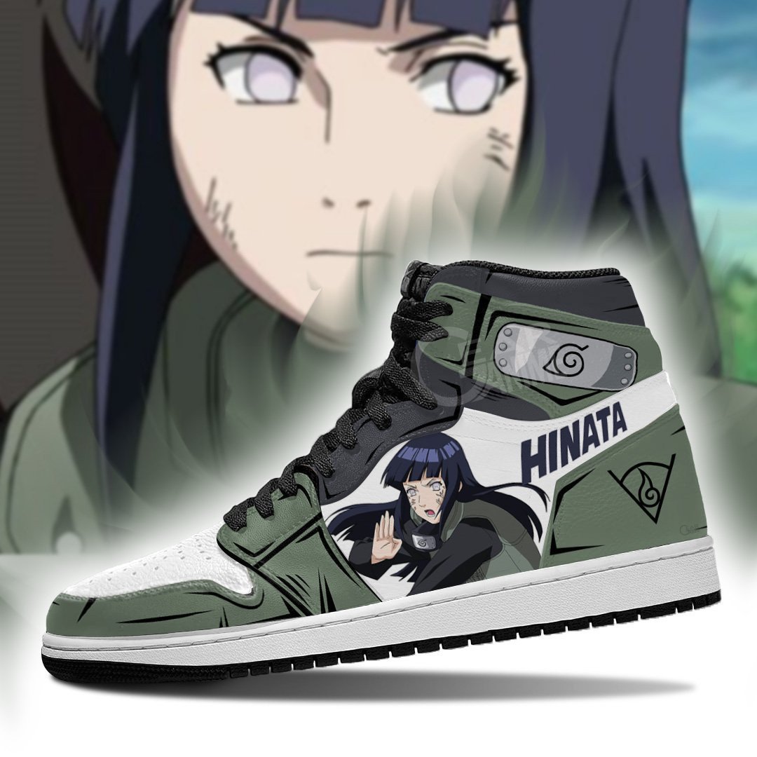 Hinata Hyuga Shoes Uniform Costume Anime JD1s Sneakers, Air Jordan Hightop
