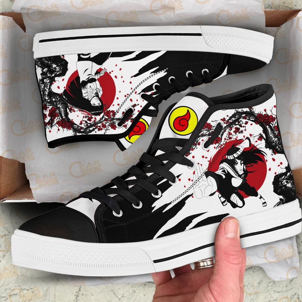 Hinata Hyuuga High Top Shoes Custom NRT Anime Sneakers Japan Style
