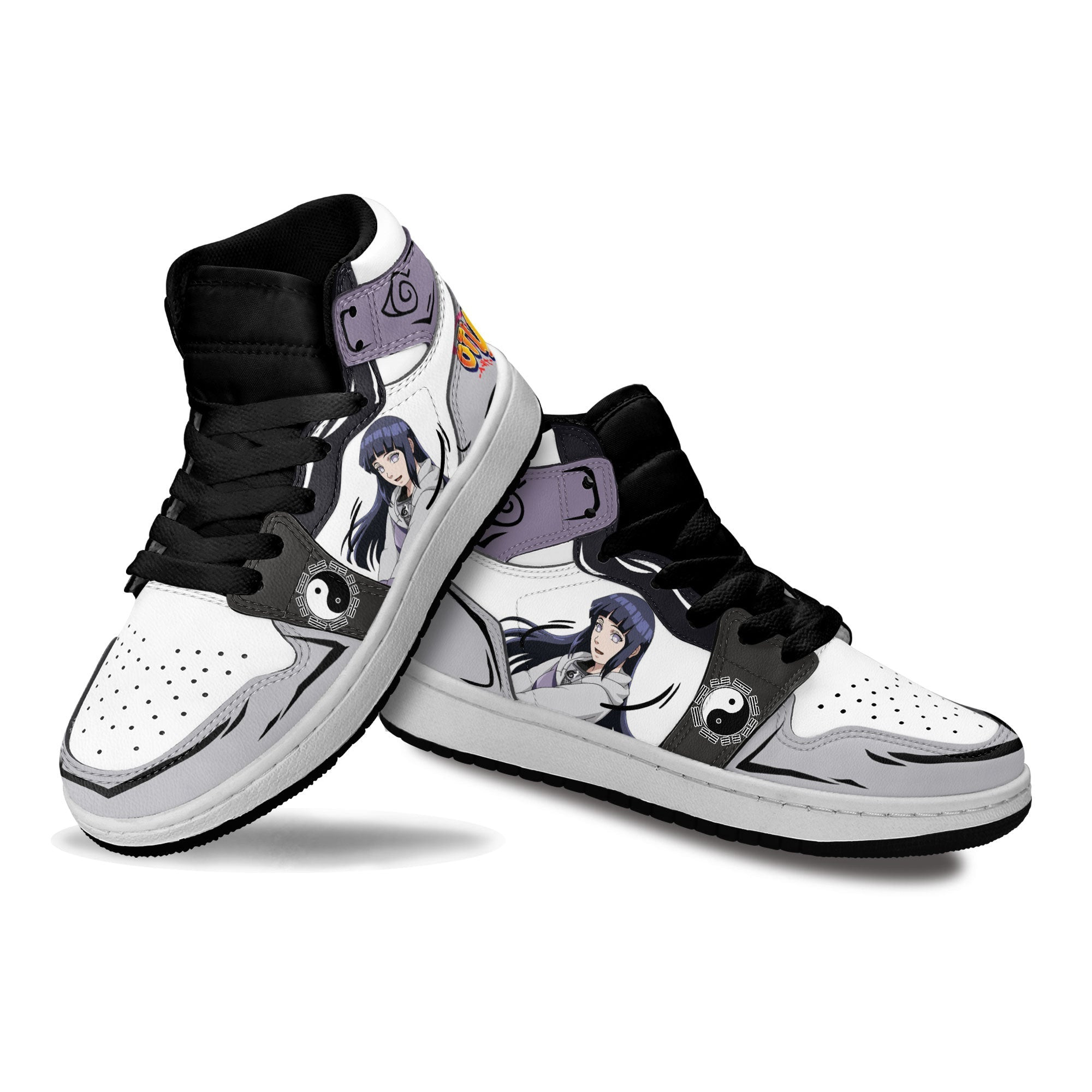 Hinata Hyuuga Kids Sneakers Custom Anime NRT Shoes For Kids