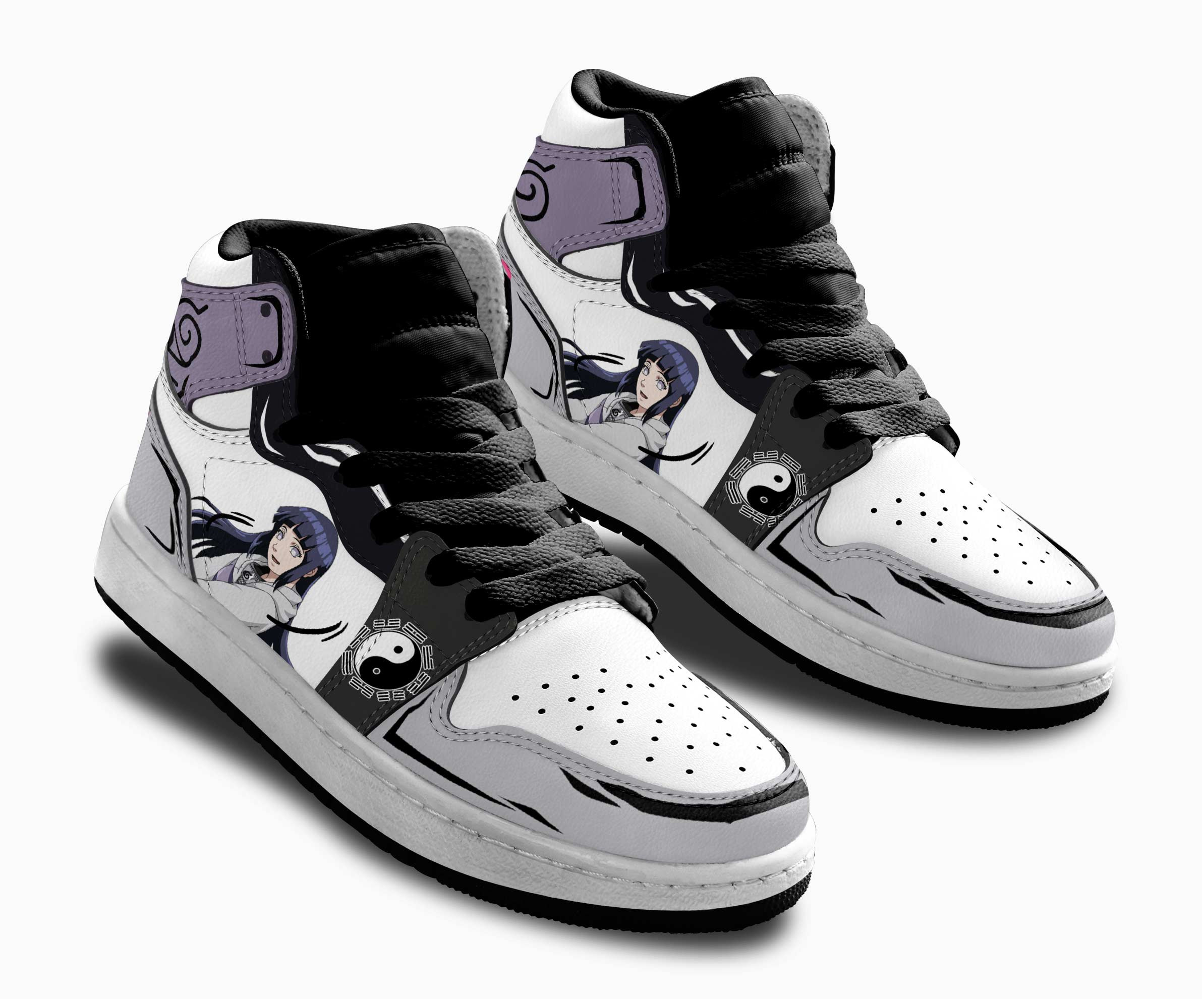 Hinata Hyuuga Kids Sneakers Custom Anime NRT Shoes For Kids