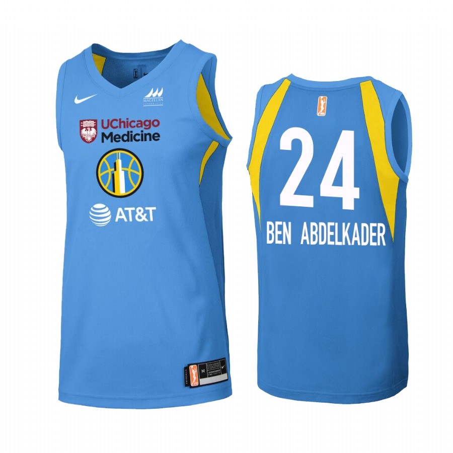 Hind Ben Abdelkader WNBA Primary Women's Blue Jersey