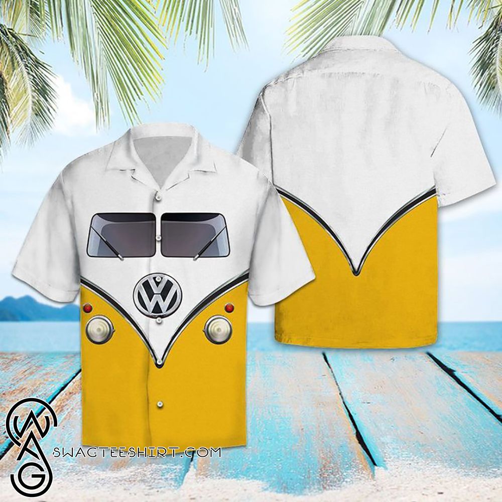 Hippie Bus Volkswagen Hawaiian Shirt Maria