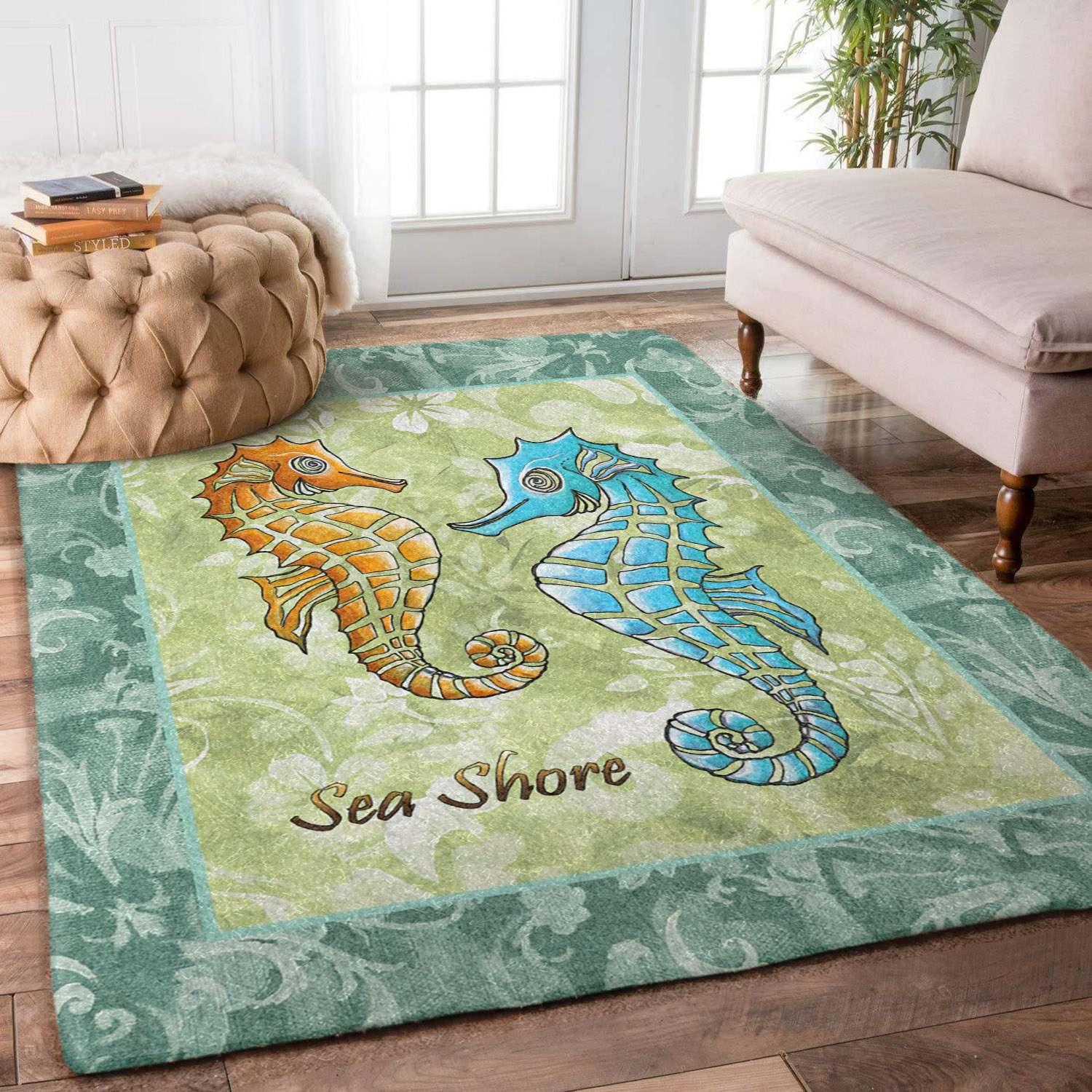 Hippocampus Rectangle Rug