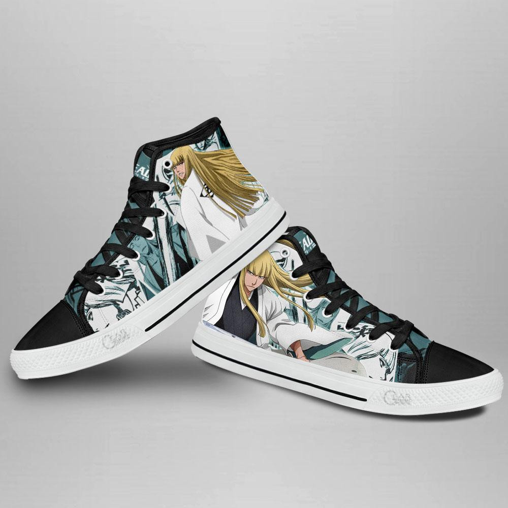 Hirako Shinji High Top Shoes Custom Bleach Anime Sneakers