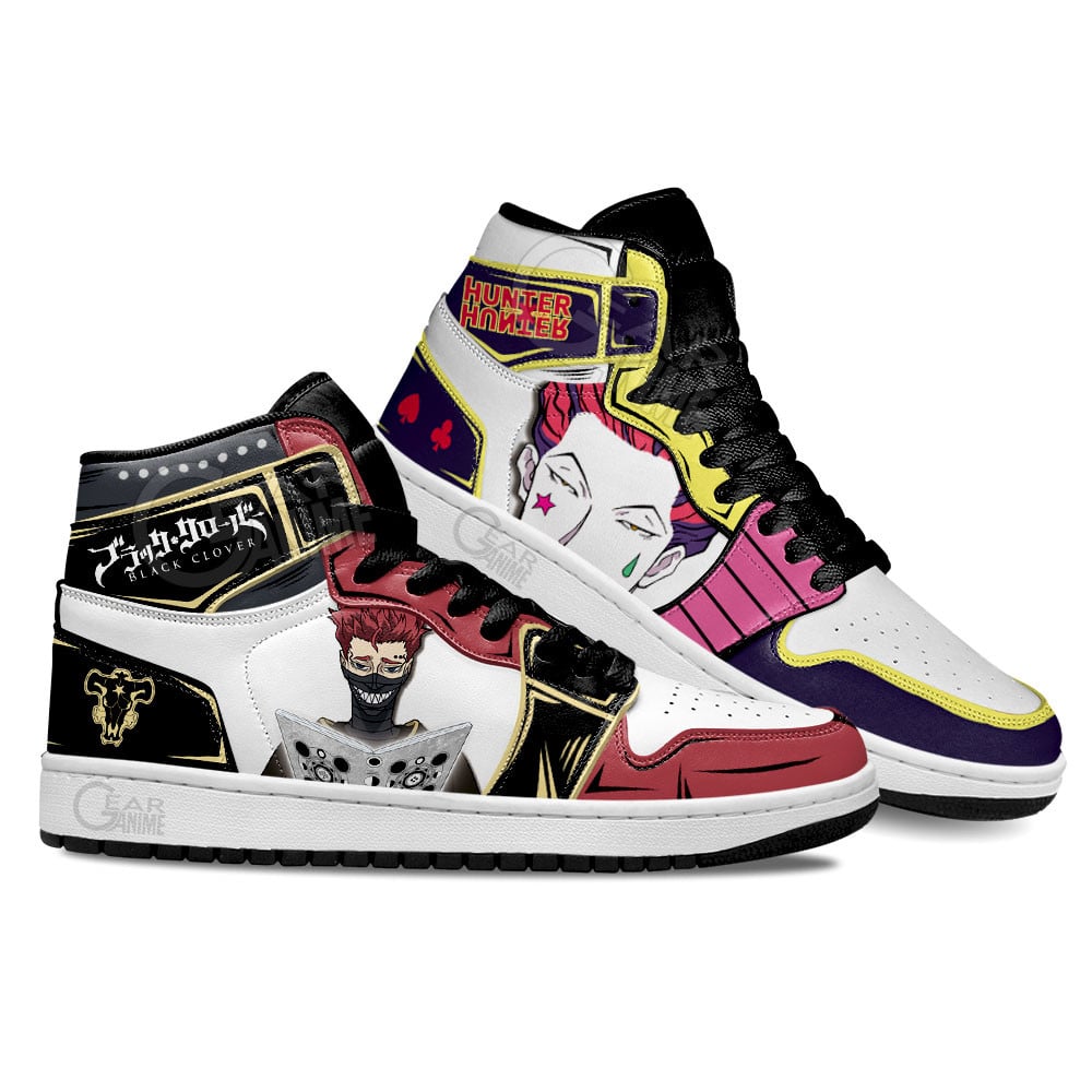 Hisoka and Zora Ideale Anime Shoes, Air Jordan Hightop