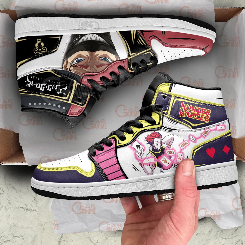 Hisoka and Zora Ideale Anime Shoes, Air Jordan Hightop