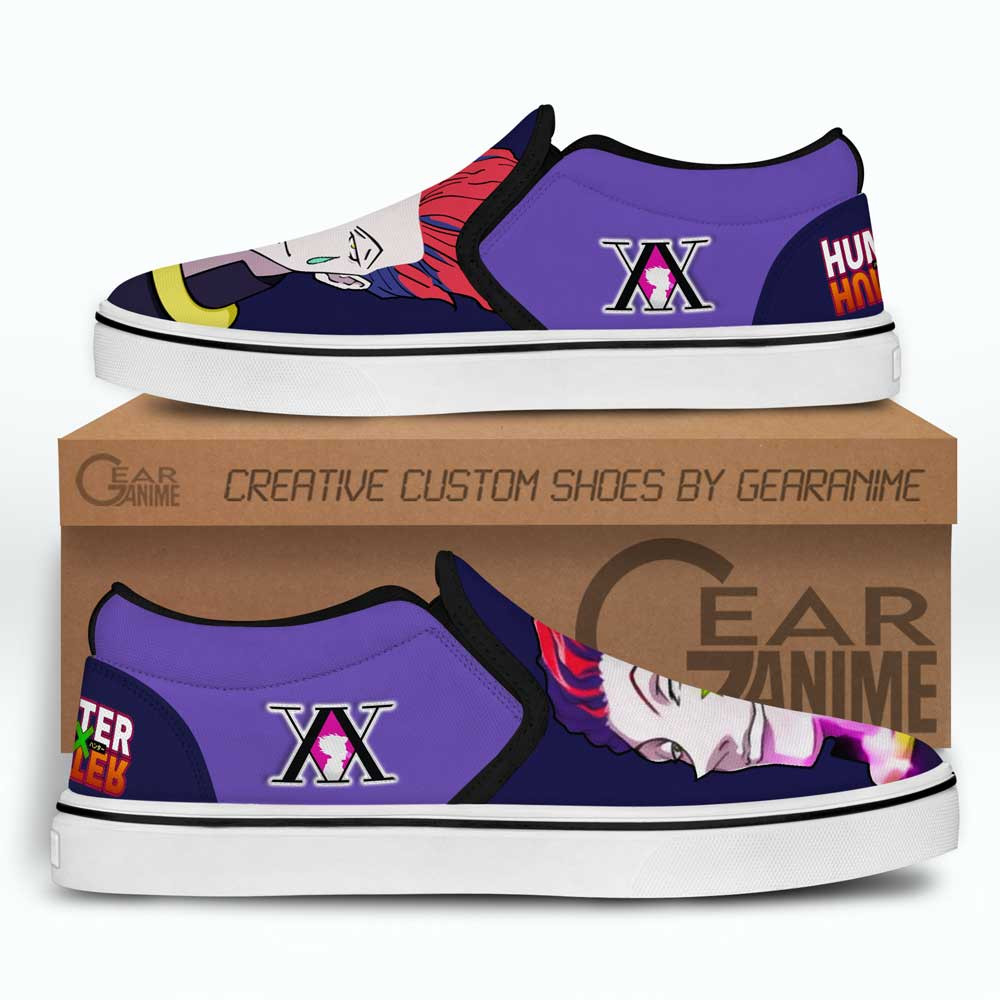 Hisoka Bungee Slip-On Shoes Canvas Custom Anime Hunter x Hunter Shoes