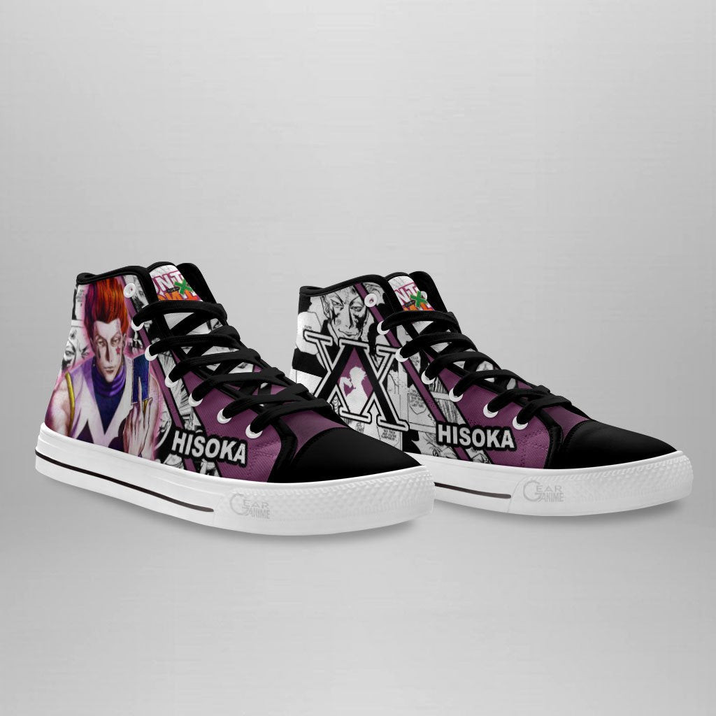Hisoka High Top Shoes Custom Manga Anime Hunter X Hunter Sneakers