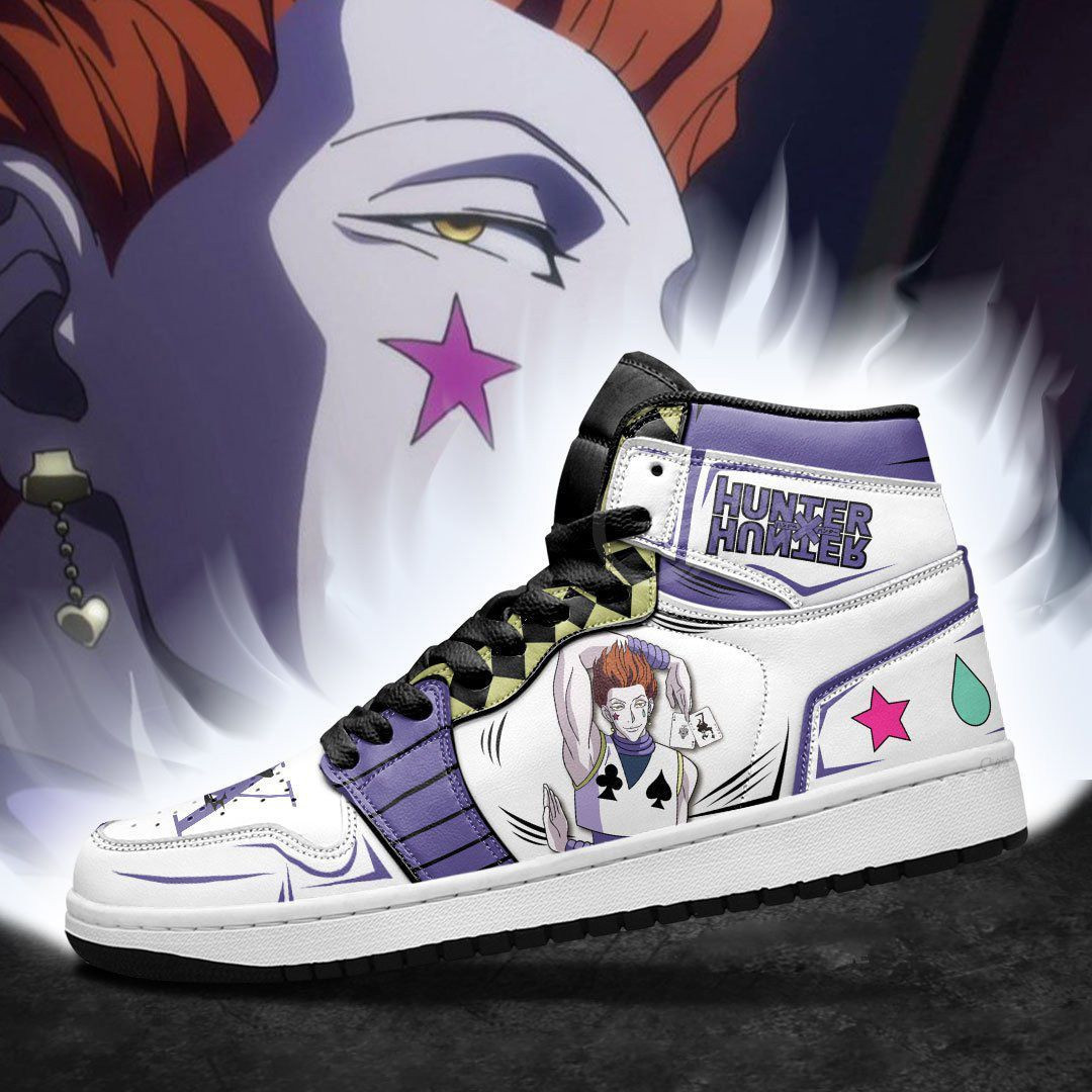 Hisoka Hunter X Hunter Anime 3 High Top Air Jordan Sneaker, Air Jordan Hightop