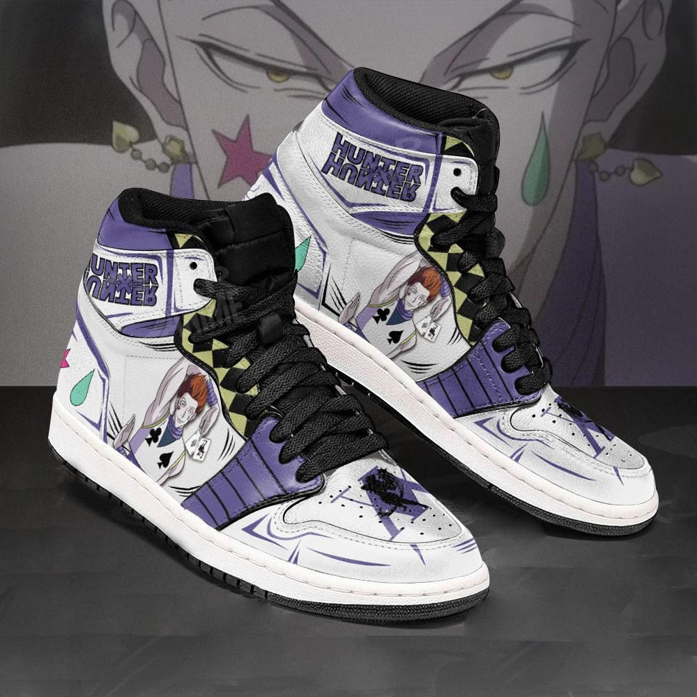 Hisoka Hunter X Hunter Anime 3 High Top Air Jordan Sneaker, Air Jordan Hightop