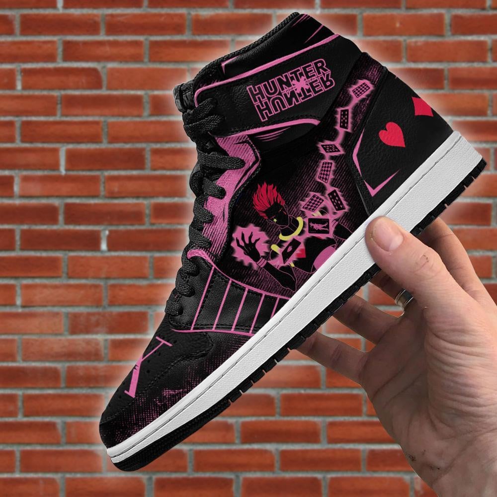 Hisoka Hunter X Hunter JD1s Sneakers Power HxH Anime Shoes, Air Jordan Hightop