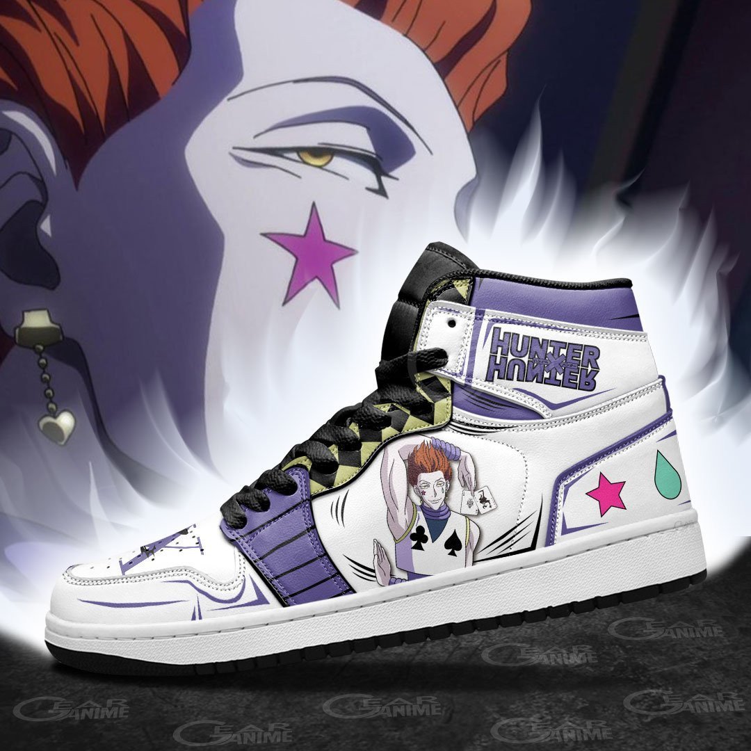 Hisoka JD1s Sneakers Election Arc Hunter x Hunter Anime Shoes, Air Jordan Hightop