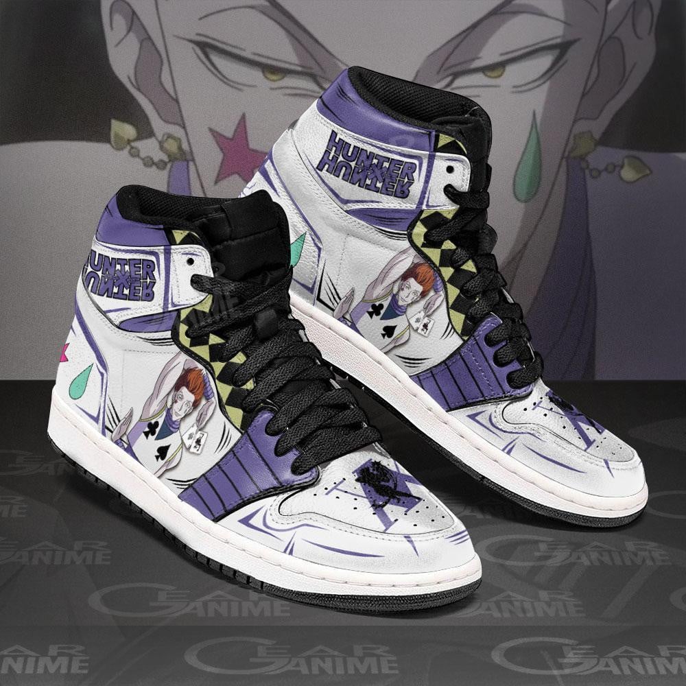 Hisoka JD1s Sneakers Election Arc Hunter x Hunter Anime Shoes, Air Jordan Hightop