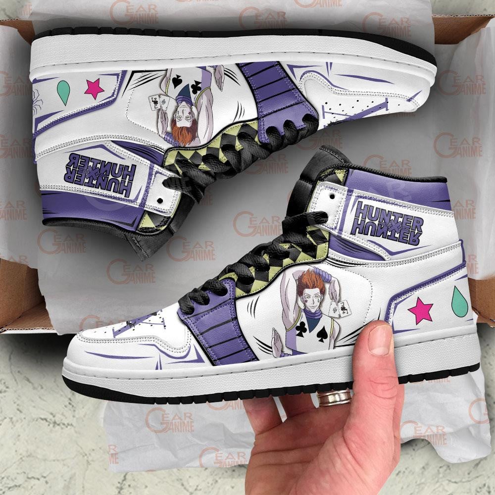 Hisoka JD1s Sneakers Election Arc Hunter x Hunter Anime Shoes, Air Jordan Hightop