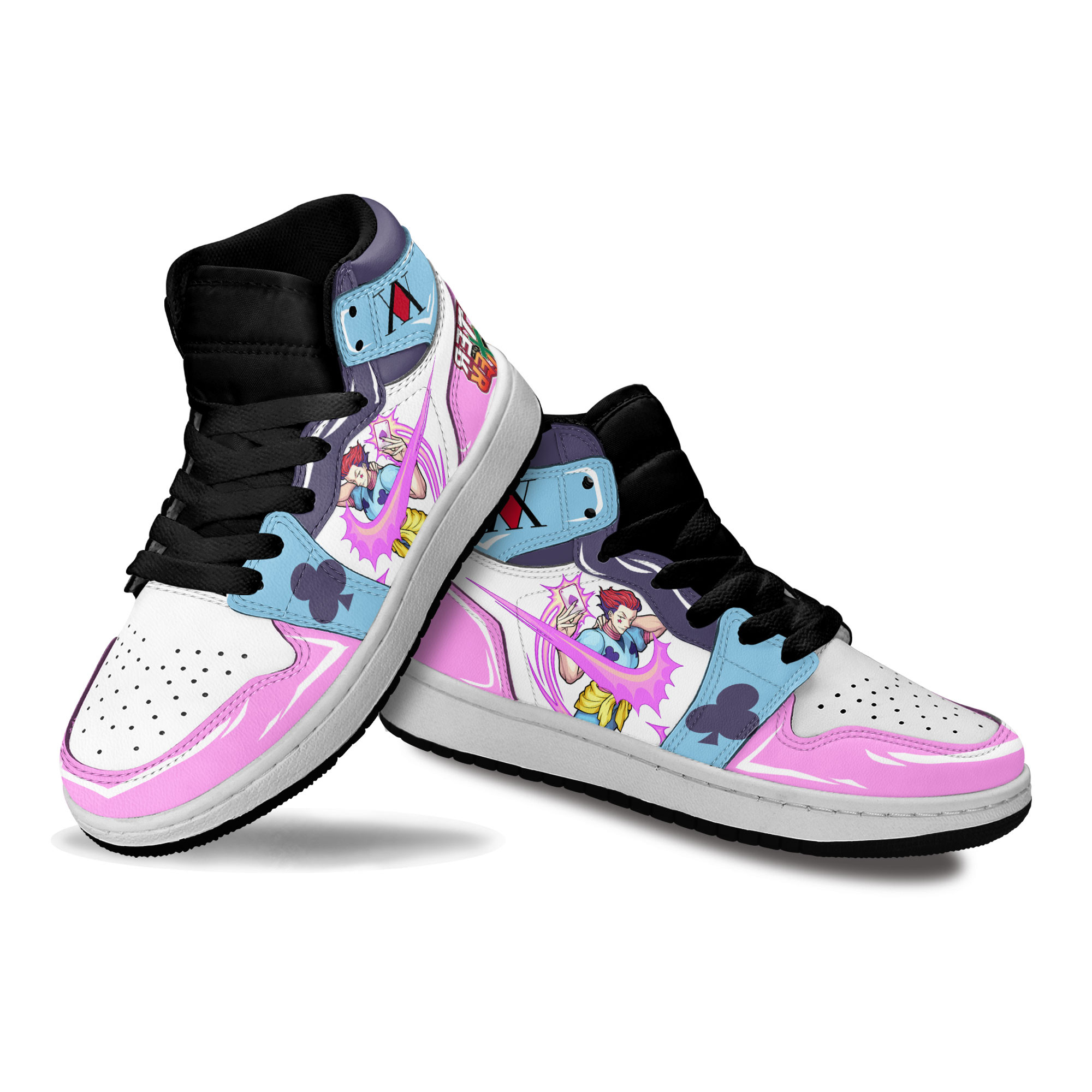 Hisoka Kids Sneakers Custom Anime Hunter X Hunter Shoes For Kids