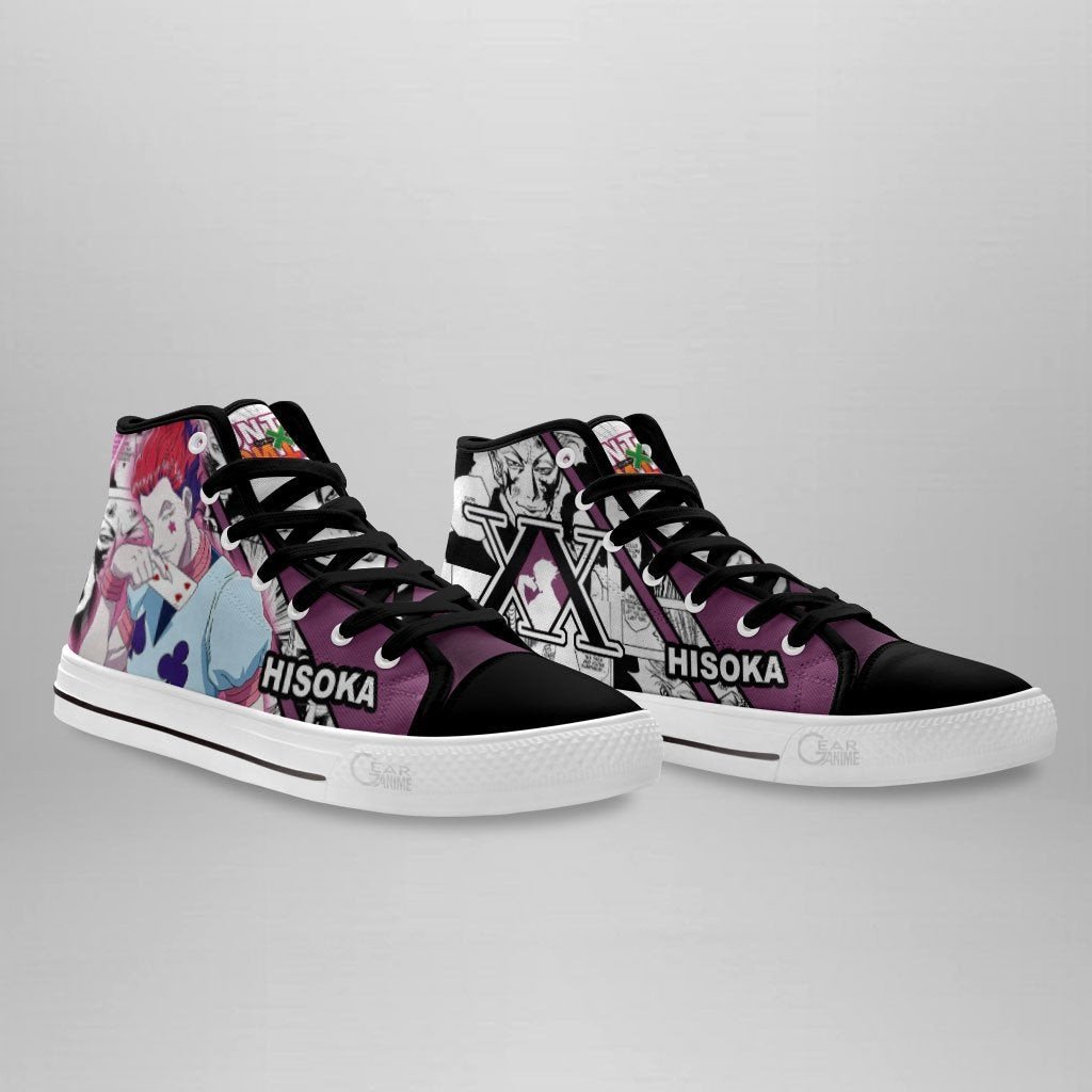 Hisoka Magician High Top Shoes Custom Manga Anime Hunter X Hunter Sneakers