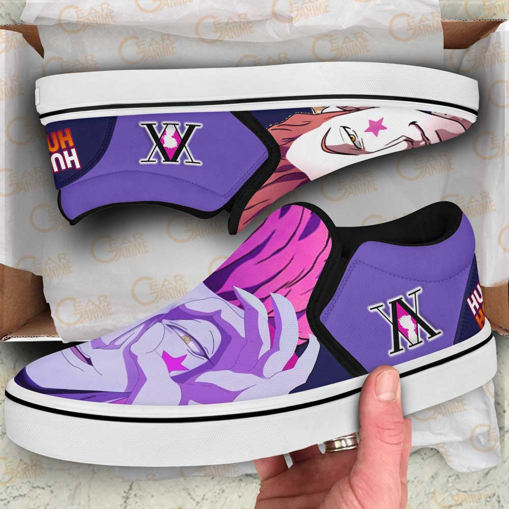 Hisoka Slip-On Shoes Canvas Custom Anime Hunter x Hunter Shoes