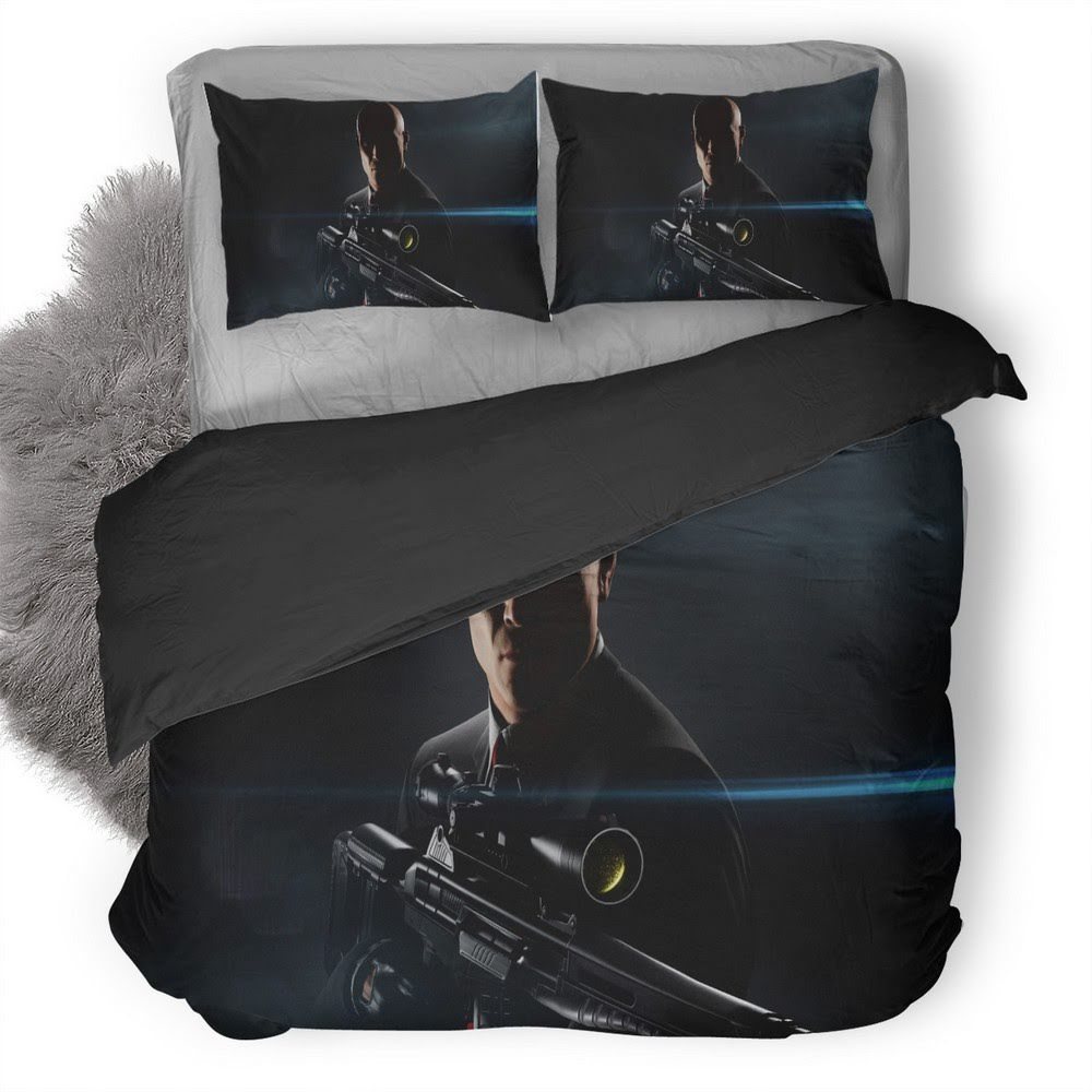Hitman Agent 3D Customized Duvet Cover Bedding Set