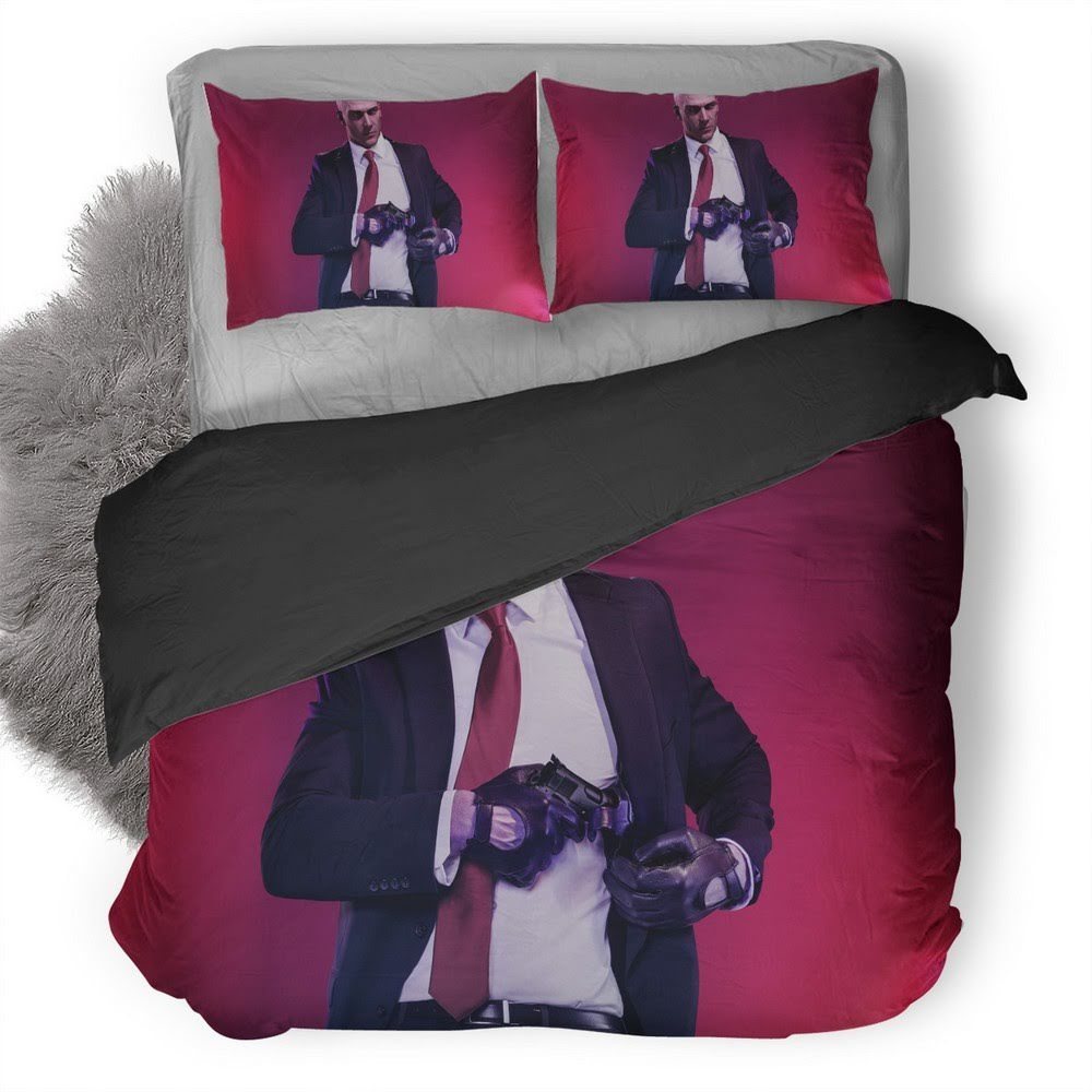 Hitman Agent 3D Customized Duvet Cover Bedding Set