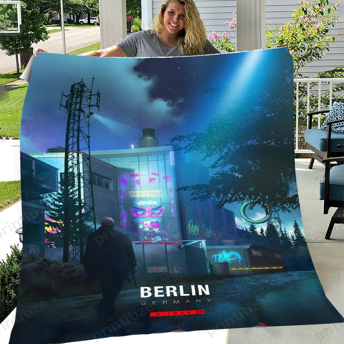 Hitman Location Berlin Fleece Blanket