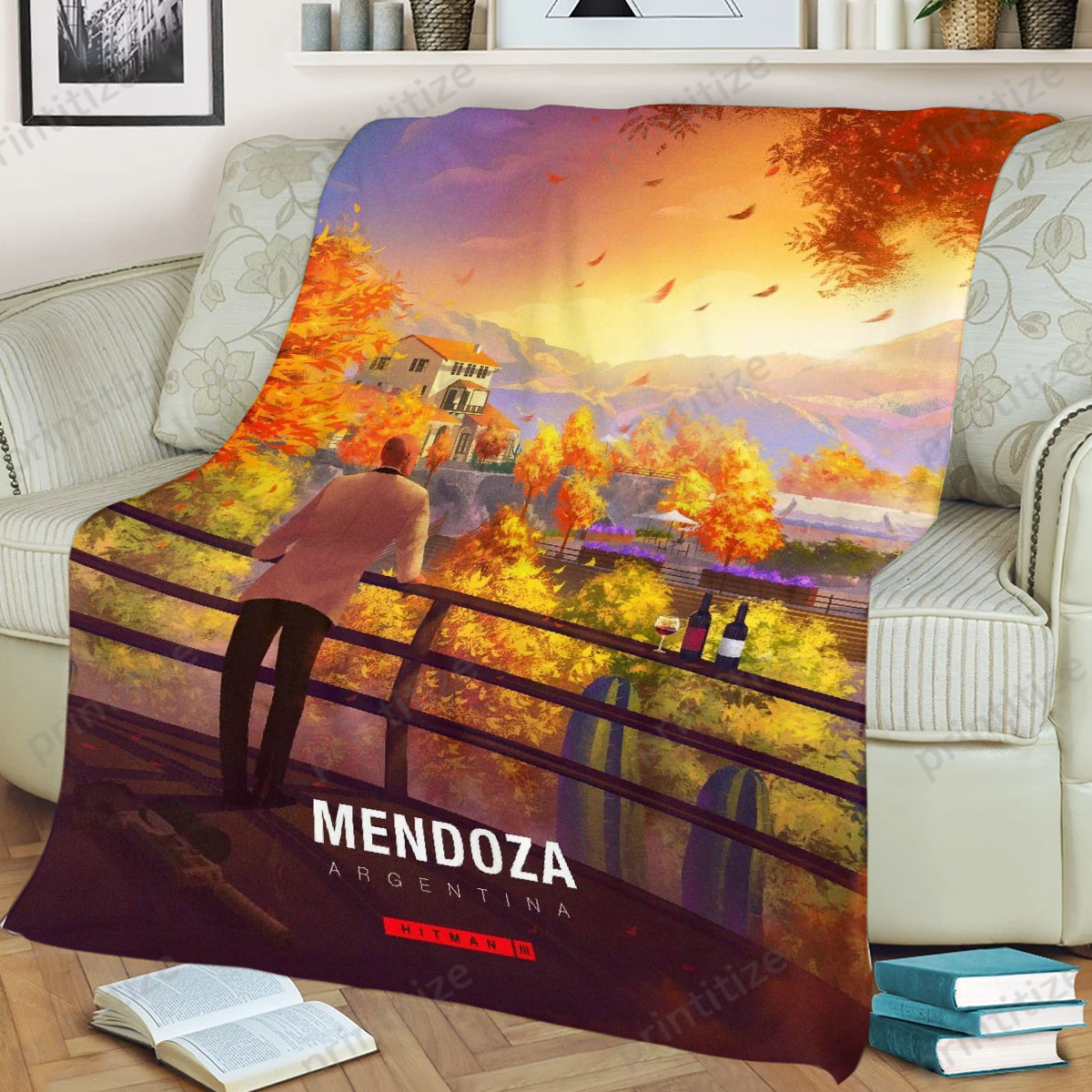 Hitman Location Mendoza Fleece Blanket