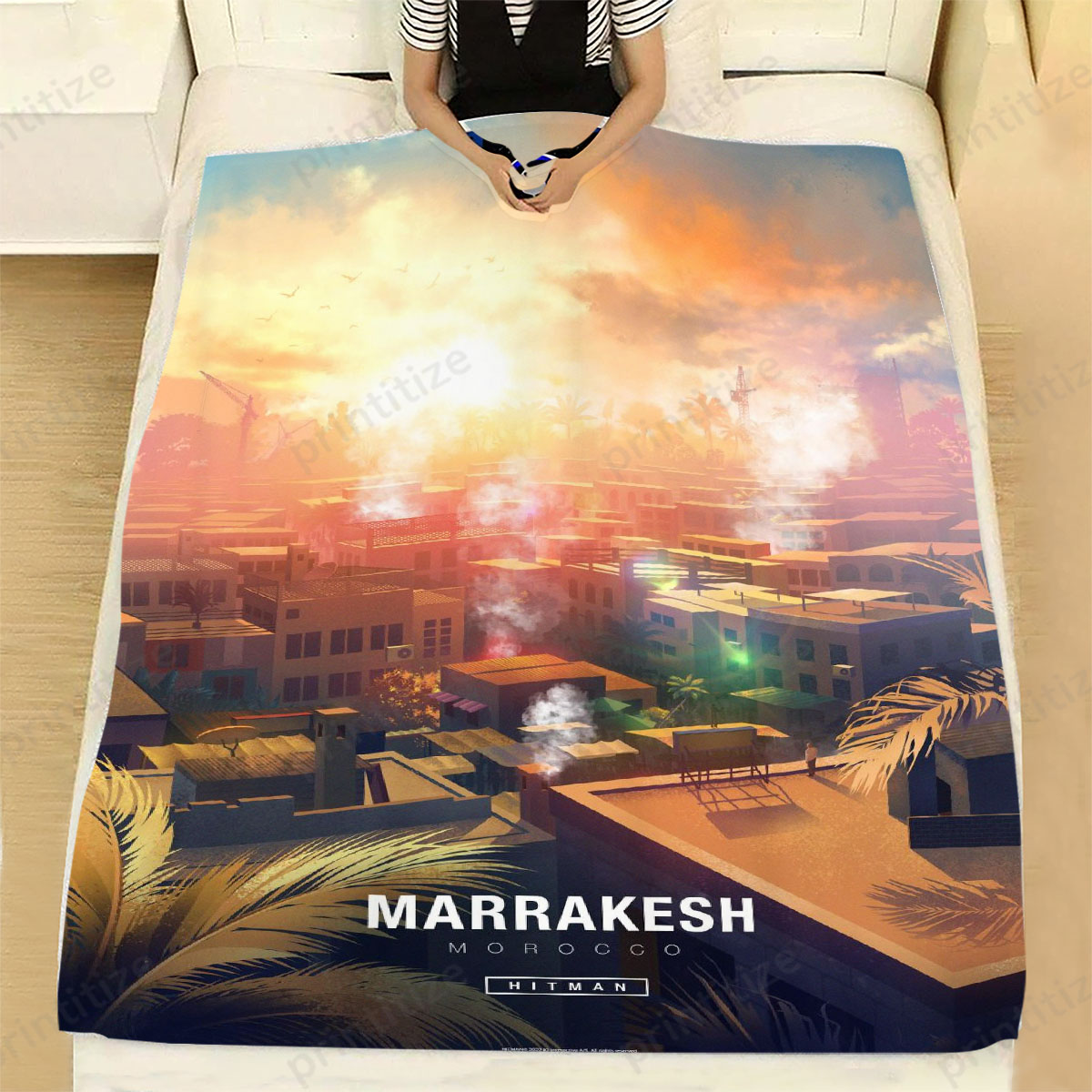 Hitman Marrakesh Fleece Blanket