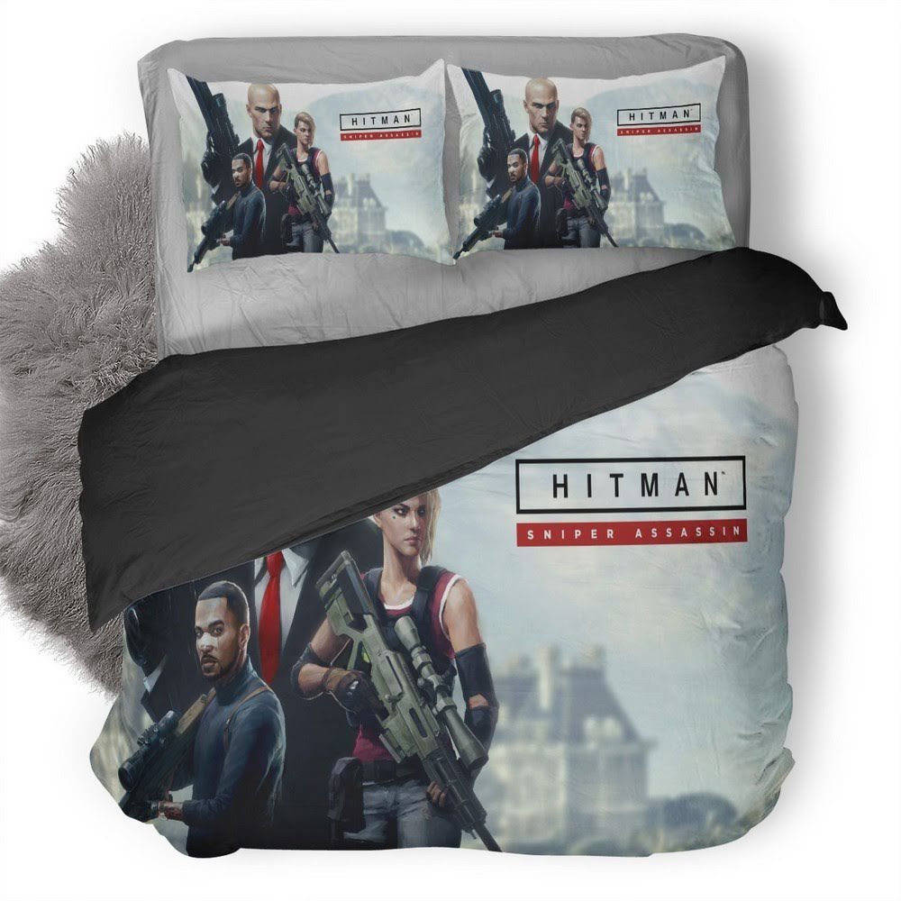 Hitman Sniper Assassin 3D Customized Duvet Cover Bedding Set