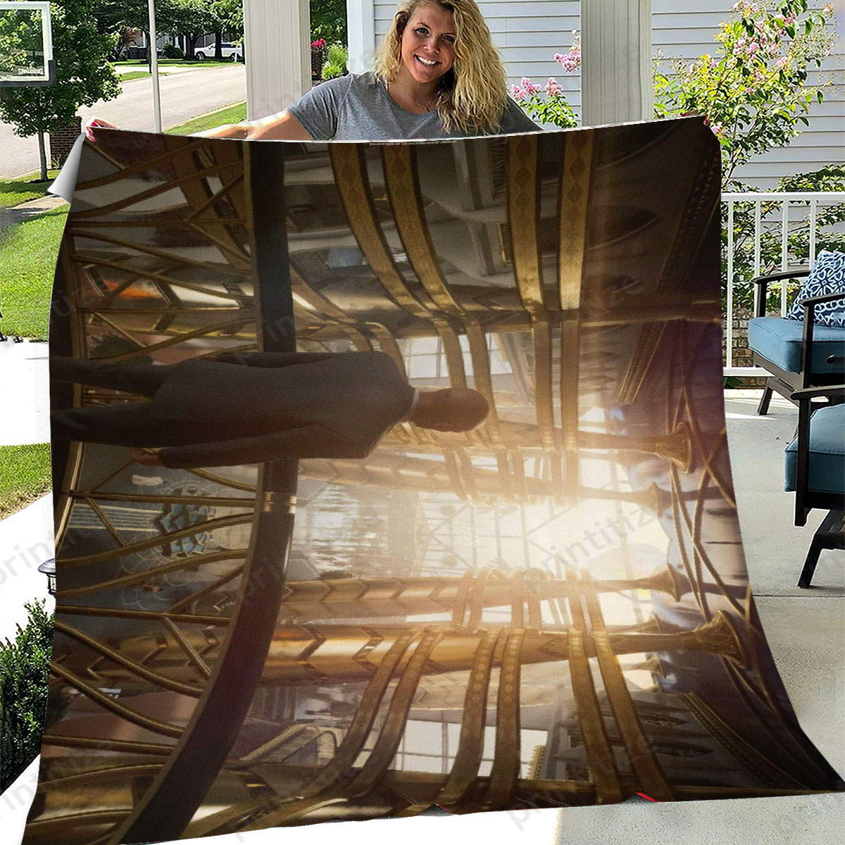 Hitman Vantage Point Fleece Blanket